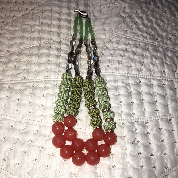 Anthropologie Jewelry - Anthropologie • Beaded Double-Strand Necklace